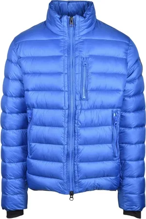 Bomboogie Heren, Jassen, Blauw, Maat: 2XL Nylon