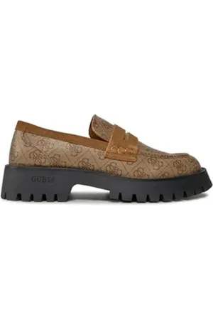 Guess Heren, Schoenen, Bruin, Maat: 45 EU Leer
