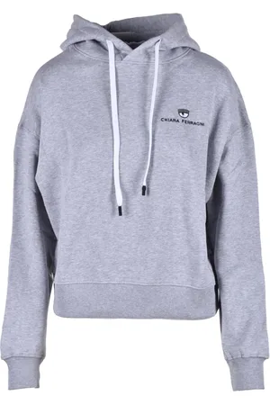 Chiara Ferragni Dames, Sweatshirts & Hoodies, Grijs, Maat: M Katoen