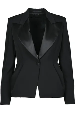 Max Mara Dames, Jassen, Zwart, Maat: S Wol