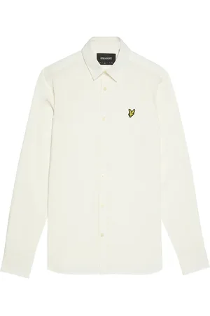 Lyle & Scott Heren, Overhemden, Wit, Maat: S