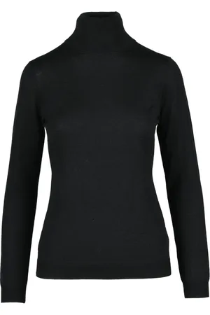 BALLANTYNE Dames, Truien, Zwart, Maat: L Wol