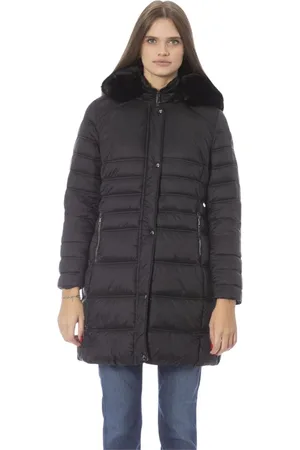 BALDININI Dames, Mantels, Zwart, Maat: 3XL