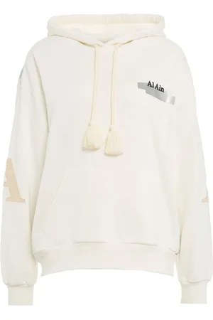 Al Ain Dames, Sweatshirts & Hoodies, Wit, Maat: XS Katoen