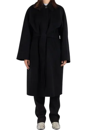 Acne Studios Dames, Mantels, Zwart, Maat: XS Wol