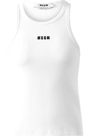 Msgm Dames, Tops, Wit, Maat: XS