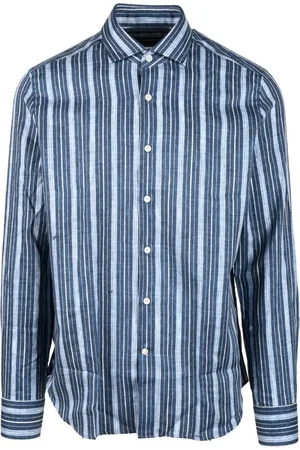 SONRISA Heren, Overhemden, Blauw, Maat: 5XL Katoen