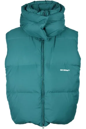 OFF-WHITE Heren, Jassen, Groen, Maat: M Poliester