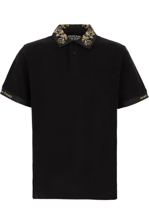 VERSACE Heren, Tops, Zwart, Maat: XL Katoen