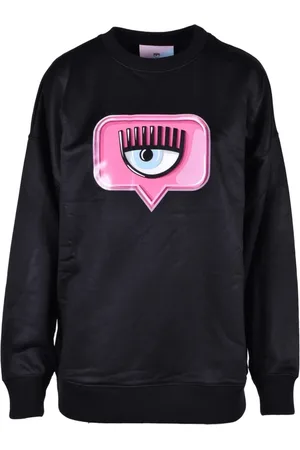 Chiara Ferragni Dames, Sweatshirts & Hoodies, Zwart, Maat: XS Katoen