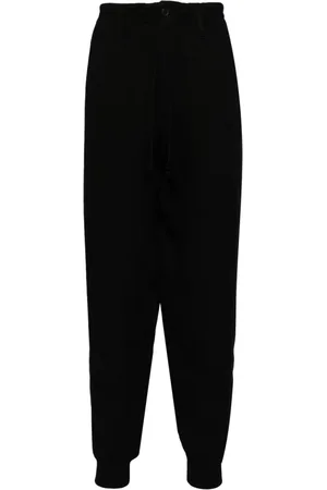 YOHJI YAMAMOTO Heren, Broeken, Zwart, Maat: L Katoen