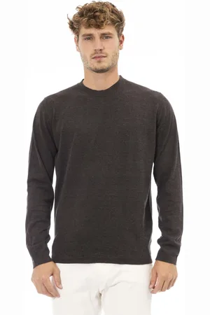 ALPHA STUDIO Heren, Tops, Bruin, Maat: L