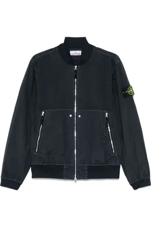 Stone Island Heren, Jassen, Blauw, Maat: XL Polyamide