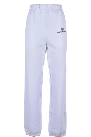 Chiara Ferragni Dames, Broeken, Wit, Maat: XS Katoen