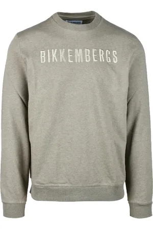 Bikkembergs Heren, Sweatshirts & Hoodies, Grijs, Maat: S Katoen