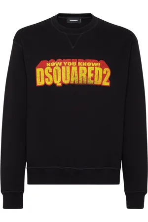 Dsquared2 Heren, Sweatshirts & Hoodies, Zwart, Maat: L