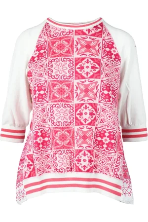 BALLANTYNE Dames, Truien, Roze, Maat: S Viscose
