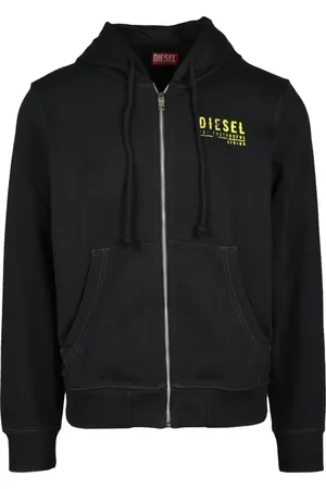 Diesel Heren, Sweatshirts & Hoodies, Zwart, Maat: S Katoen