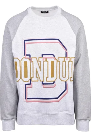 Dondup Heren, Sweatshirts & Hoodies, Grijs, Maat: L Katoen
