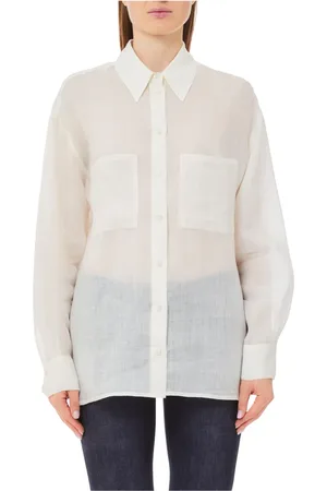 Liu Jo Dames, Blouses & Shirts, Wit, Maat: M