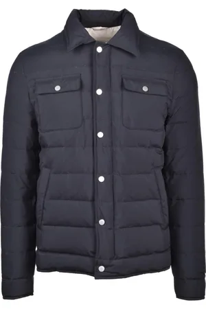 ELEVENTY Heren, Jassen, Blauw, Maat: XL Polyamide