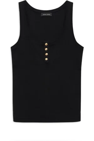 ANINE BING Dames, Tops, Zwart, Maat: M