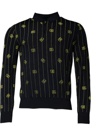 Dolce & Gabbana Heren, Tops, Zwart, Maat: M Wol