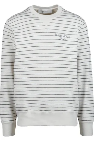 Golden Goose Heren, Sweatshirts & Hoodies, Wit, Maat: XL Katoen