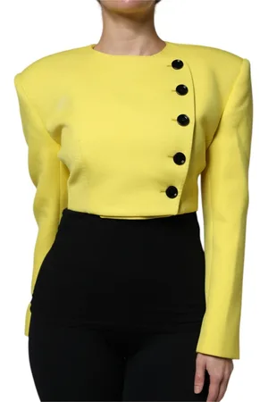 Dolce & Gabbana Dames, Jassen, Geel, Maat: XS Wol