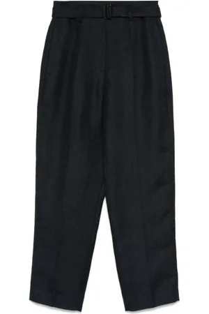 Brunello Cucinelli Dames, Broeken, Zwart, Maat: S