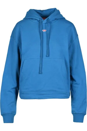 Diesel Dames, Sweatshirts & Hoodies, Blauw, Maat: S Katoen