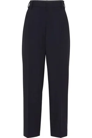 Brunello Cucinelli Dames, Broeken, Zwart, Maat: 2XS