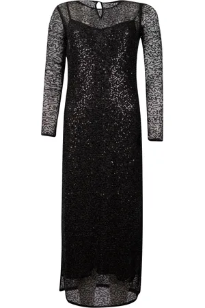 Pinko Dames, Jurken, Zwart, Maat: L