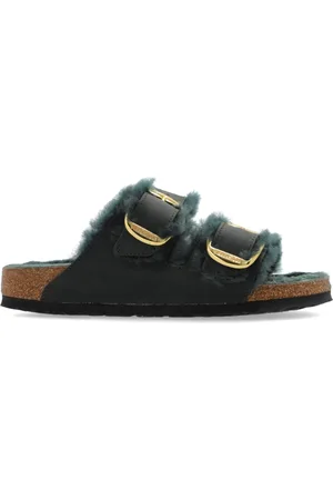 Birkenstock Dames, Schoenen, Groen, Maat: 36 EU Leer