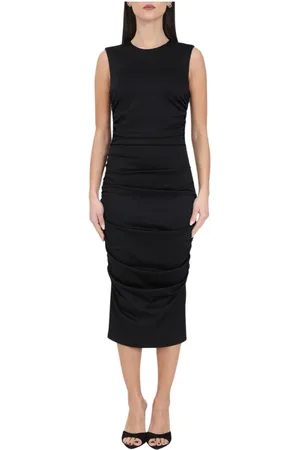 Moschino Dames, Jurken, Zwart, Maat: XS Viscose