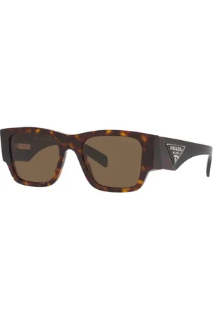 Prada Unisex, Accessoires, Bruin, Maat: 54 MM Polyamide
