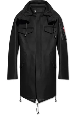 Dsquared2 Heren, Mantels, Zwart, Maat: XL Wol