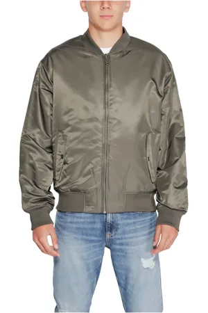 Calvin Klein Heren, Jassen, Grijs, Maat: XL Polyamide