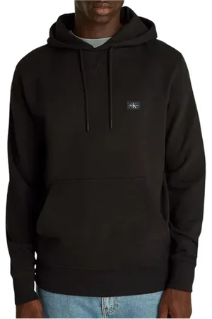 Calvin Klein Heren, Sweatshirts & Hoodies, Zwart, Maat: XL Katoen
