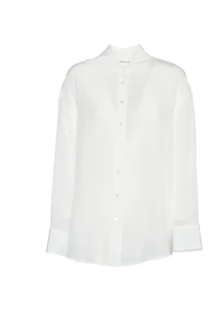 P.A.R.O.S.H. Dames, Blouses & Shirts, Wit, Maat: L Zijde