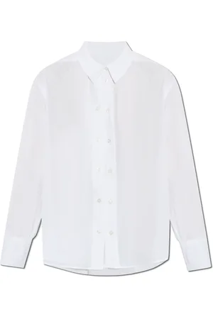 Samsøe Samsøe Dames, Blouses & Shirts, Wit, Maat: M Katoen