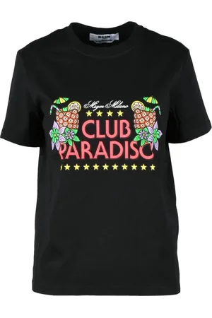 Msgm Dames, Tops, Zwart, Maat: M Katoen