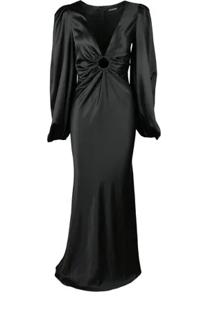 ACTUALEE Dames, Jurken, Zwart, Maat: XL Poliester