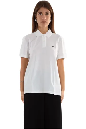 Lacoste Dames, Tops, Wit, Maat: S
