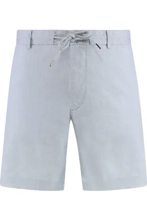 HUGO BOSS Heren, Korte broeken, Blauw, Maat: M Linnen