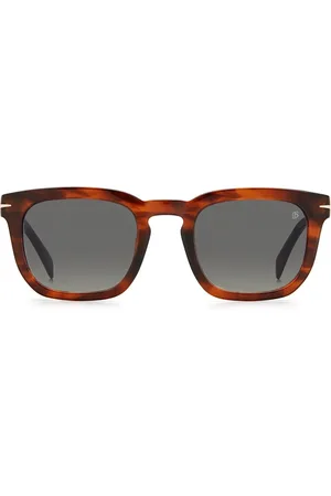 DB EYEWEAR BY DAVID BECKHAM Unisex, Accessoires, Bruin, Maat: 50 MM
