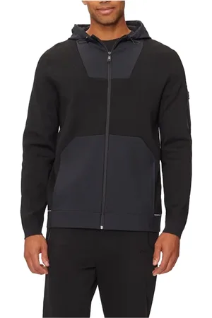 HUGO BOSS Heren, Sweatshirts & Hoodies, Zwart, Maat: M Wol