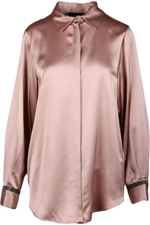 Fabiana Filippi Dames, Blouses & Shirts, Roze, Maat: 2XS Wol