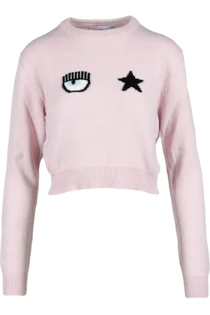 Chiara Ferragni Dames, Truien, Roze, Maat: XS Wol