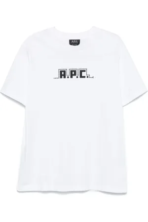 A.P.C. Heren, Tops, Wit, Maat: 3XL Katoen